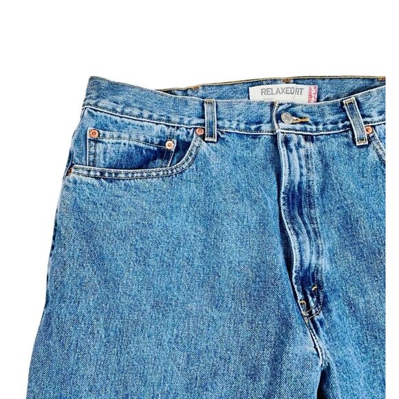 Levis Mens 550 Jeans Relaxed Fit Straight Leg 36 X 27 Tagged 38 x 32 - Picture 5 of 12